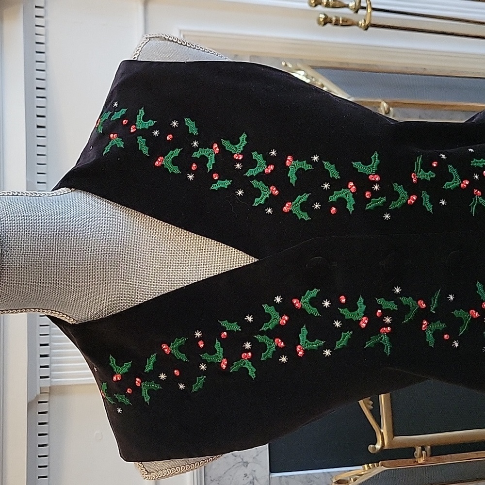 Vintage 90's Christmas Vest - Picture 2 of 9